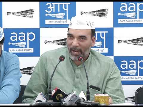 AAP Delhi Convenor Gopal Rai expose BJP & Cong lies on full statehood for Delhi