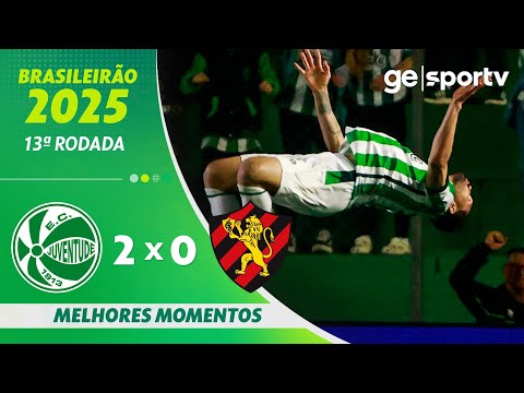 Gols e lances de Juventude-RS x Sport