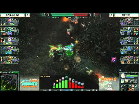 DreamHoN Summer Championships Group A  - 90s vs QsQ357 game 1