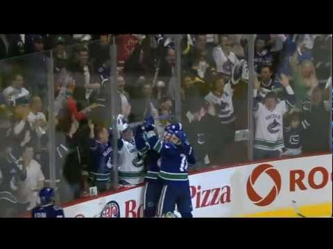 Alex Burrows 1-0 Goal - Canucks Vs Sharks - R3G5 2011 Playoffs - 05.24.11 - HD