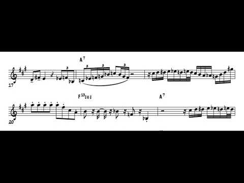 Dave Weckl - 7th Ave South (Randy Brecker Solo Transcription)