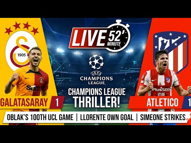 Galatasaray vs Atl. Madrid Match Summary Season 2025/2026