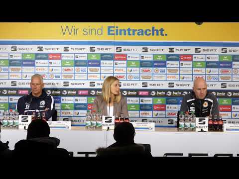 Pressekonferenz nach dem Spiel gegen den SV Meppen