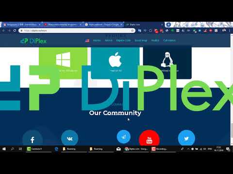 Переустановка кошелька Diplex