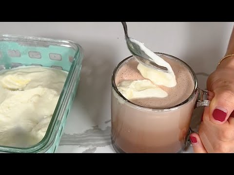 Trying the viral bone broth hot cocoa 😳