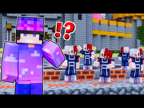 Hide and Seek with 100 Friends in Minecraft!