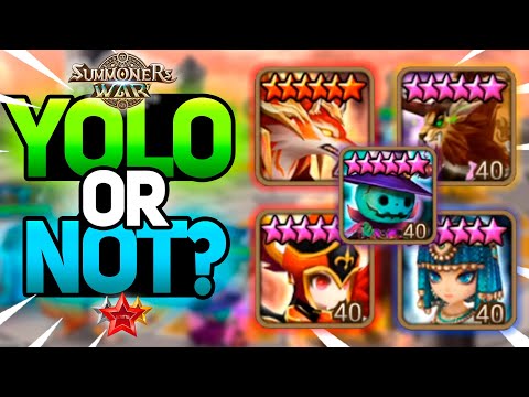 I was Surprised by THIS TEAM in Summoners War