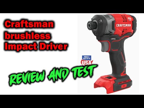 Craftsman 20v brushless impact driver review