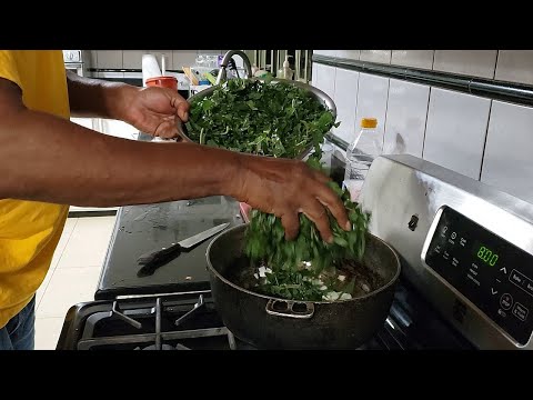 Cooking Trinidad Style Bhagi and Sada - Finally got it Right