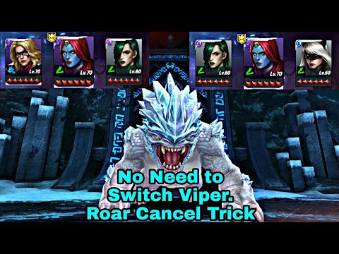 Abx Female Super Villain| Moonstone & Mystique Roar cancel Trick For Paralyze - Marvel Future Fight