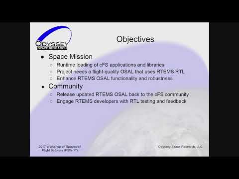 Day CFS - A Flight RTEMS OSAL with Runtime Module Support - Allen Brown