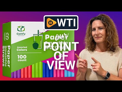 Paper Jumbo Smoothie Straws - WTI product video review