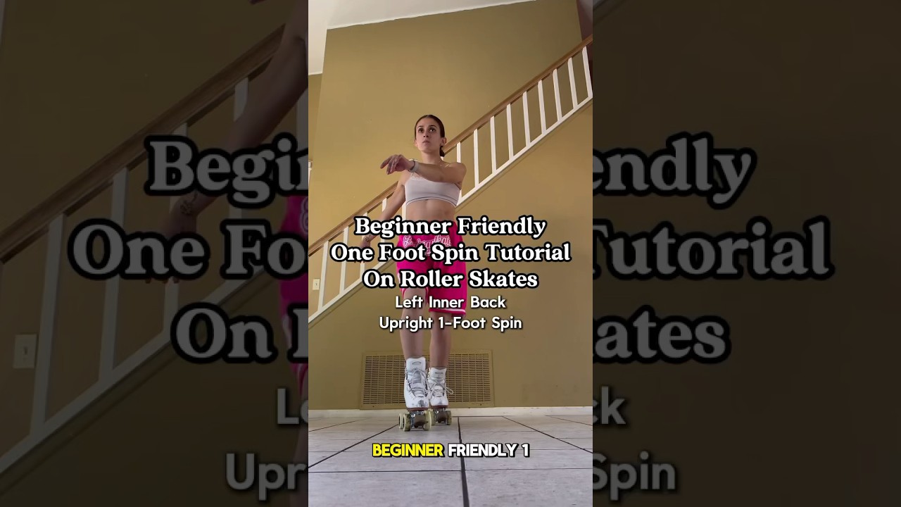 How To One Foot Spin On Roller Skates For Beginner Skaters: