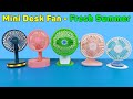 Mini Fan - Strong Wind Fresh Summer, Rechargeable Handheld Foldable | Unboxing And Review
