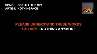 Nothingface - For All The Sin (Karaoke)