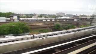 preview picture of video 'AirTrain ride from JFK airport to Jamaica station, New York, USA.'