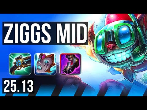 ZIGGS vs AURELION SOL (MID) | EUW Diamond | 25.13