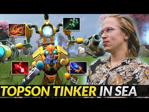 Topson Tinker Last pick Tryhard in SEA is really Hard