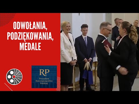 A. Duda: Odwołania, podziękowania, medale