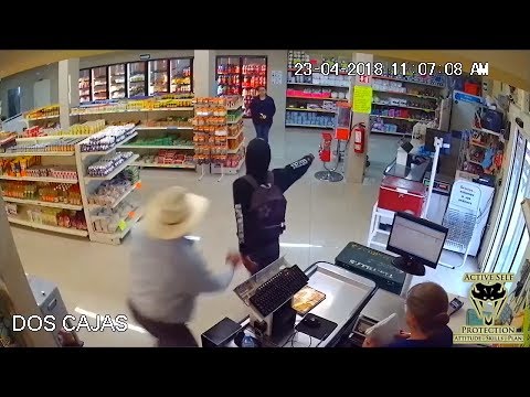 Robber Overwhelmed by Prepared Defender | Active Self Protection