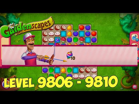 GardenScapes level 9806 9807 9808 9809 9810 🌱 Gameplay Walkthrough (Android, iOS) Playrix