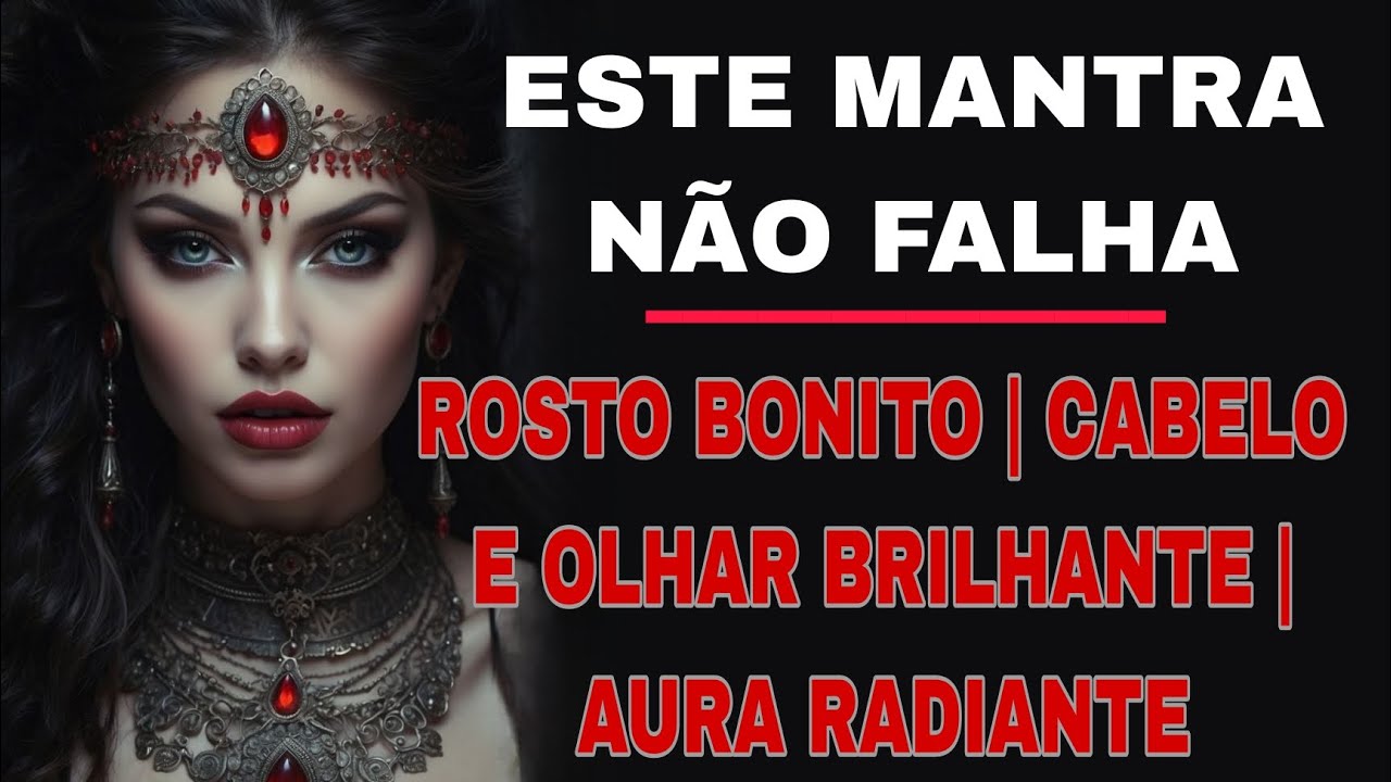 NÃO FALHA - MANTRA PARA ROSTO BONITO | CABELO E OLHAR BRILHANTE | AURA RADIANTE - VOCÊ MAGNÉTICA (O)
