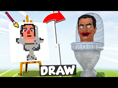 NOOB vs PRO: DRAWING BUILD COMPETITION in Minecraft [Episode 5]