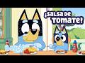 ¡Es hora de probar la salsa de tomate! 🍅 | Bluey Español Canal Oficial DEFAULT Thumbnail