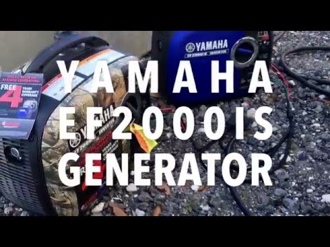 Two Yamaha EF2000 Generators running in parallel to power a Work and Play Toy Hauler.