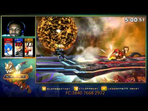 Anti (ZSS & Wii Fit) vs. Ally (Shulk, Diddy, Megaman) First to 4!