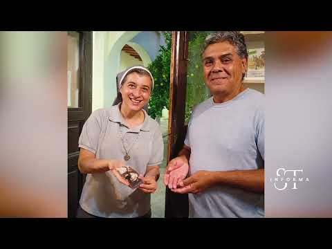 Medalla centenaria de San Cura Brochero, en el Museo Brocheriano