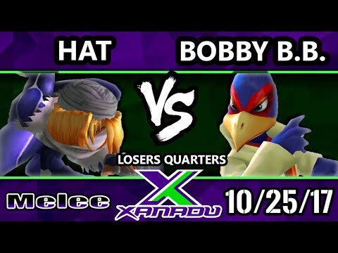 S@X 225 Melee - Hat (Sheik) Vs. Bobby Big Ballz (Falco) - Smash Melee Losers Quarters - SSBM