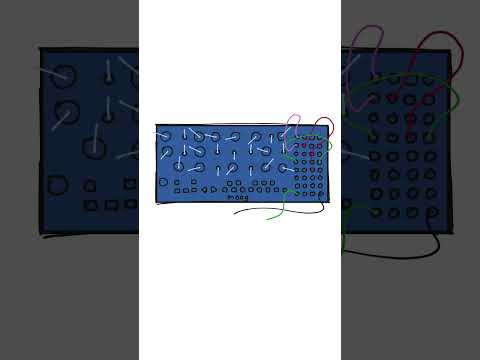 Full sketch of ambient synth patch notes #analogsynth #sounddesign #synth