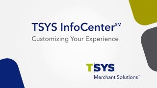 TSYS InfoCenter: Customizing Favorites