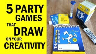 Top 5 Best Creative Party Games For Lovers of Pictionary | For Groups