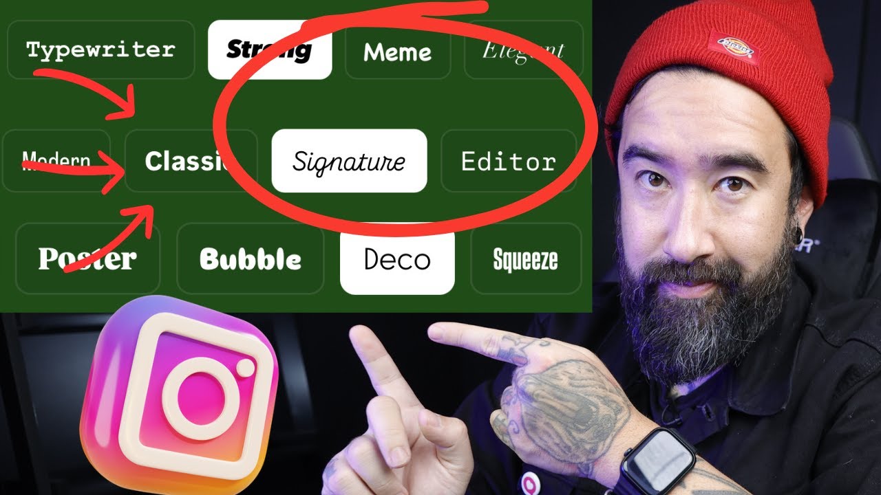 FONTES NOVAS NOS STORIES DO INSTAGRAM