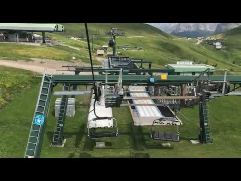 Discesa integrale seggiovia Leitner “Rodella des Alpes”, Campitello di Fassa (TN)