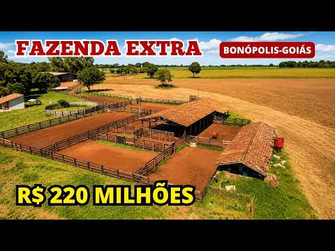 FAZENDA 3.922 HECTARES À VENDA EM GOIÁS / 1.500 HA DE SOJA, 25 REPRESAS E ESTRUTURA COMPLETA