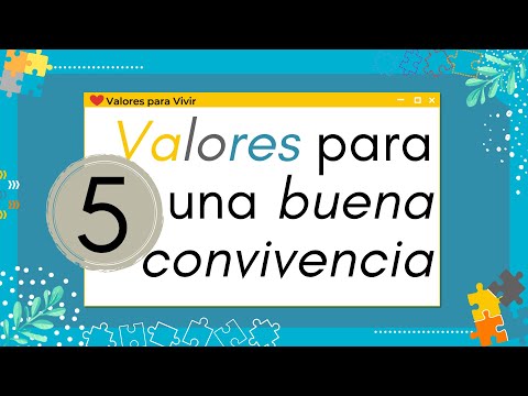 , title : '5 valores para una buena convivencia | Viviendo Valores'