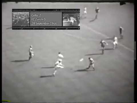 ECC 1966-67. 1 Round. Celtic FC - FC Zürich. Highlights.