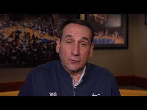 Coach K talks about value of college journalism