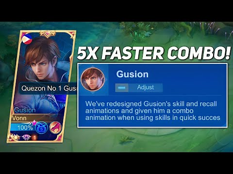 THIS NEW GUSION REVAMP WILL GIVE YOU FASTER COMBO!!