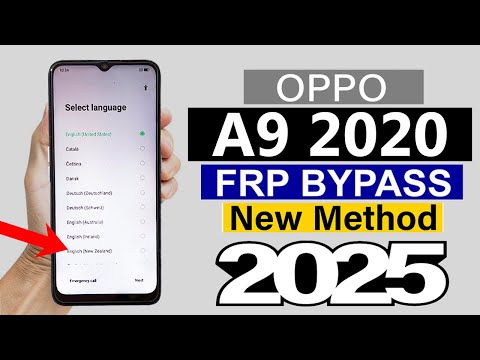 OPPO A9 2020 : Google Account/ FRP Bypass - 100% Working (Without Pc)