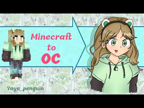 kween kitten - Designing Minecraft Skins as Character (OC) For Yaya_Penguin, Gamer Girl (Draw With Me) Speed Paint