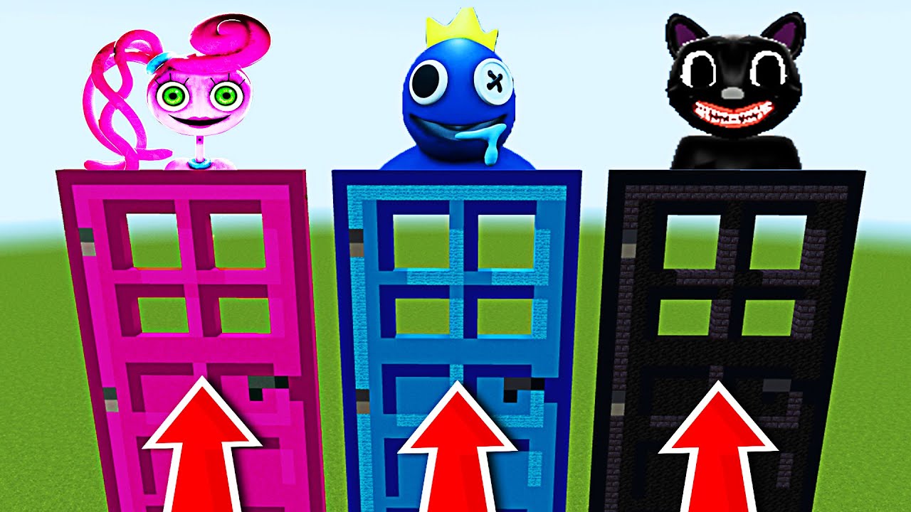 NU ALEGE U?A GRE?IT? în MINECRAFT ! (Prietenii Curcubeu, Blue, Mommy Long Legs, Siren Head)