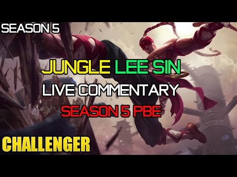 ✔ Experimental Season 5 2015 Jungle - Lee Sin Ep. 26 | PBE | Gameplay Commentary | League of Legends