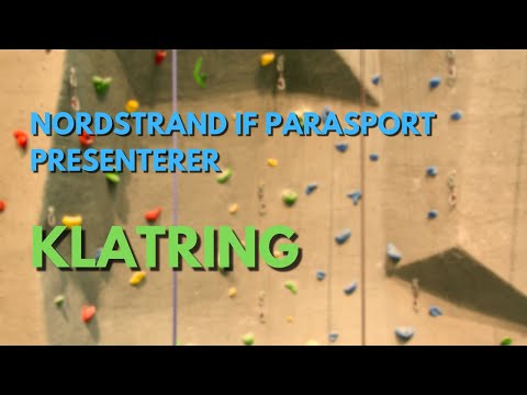 Velkommen på klatretrening - Nordstrand IF Parasport