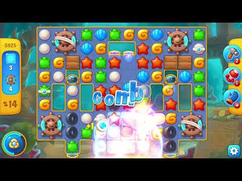 [FISHDOM Walkthrough] Level 5925 Hard (Qua màn - Fishdom)