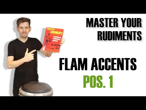 Learn the Flam Accent Rudiment in Position 1
