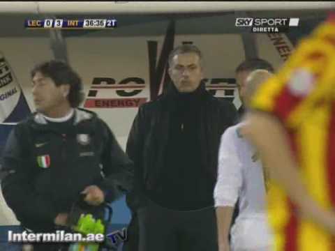 Lecce INTER Stankovic 0 3 23esima giornata 08 09